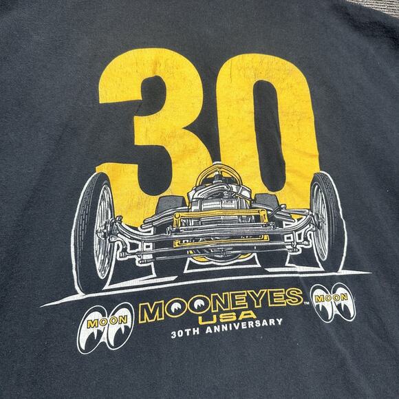 Mooneyes USA Shirt Men's 2XL Black Short Sleeve 30th Anniversary - Picture 14 of 16